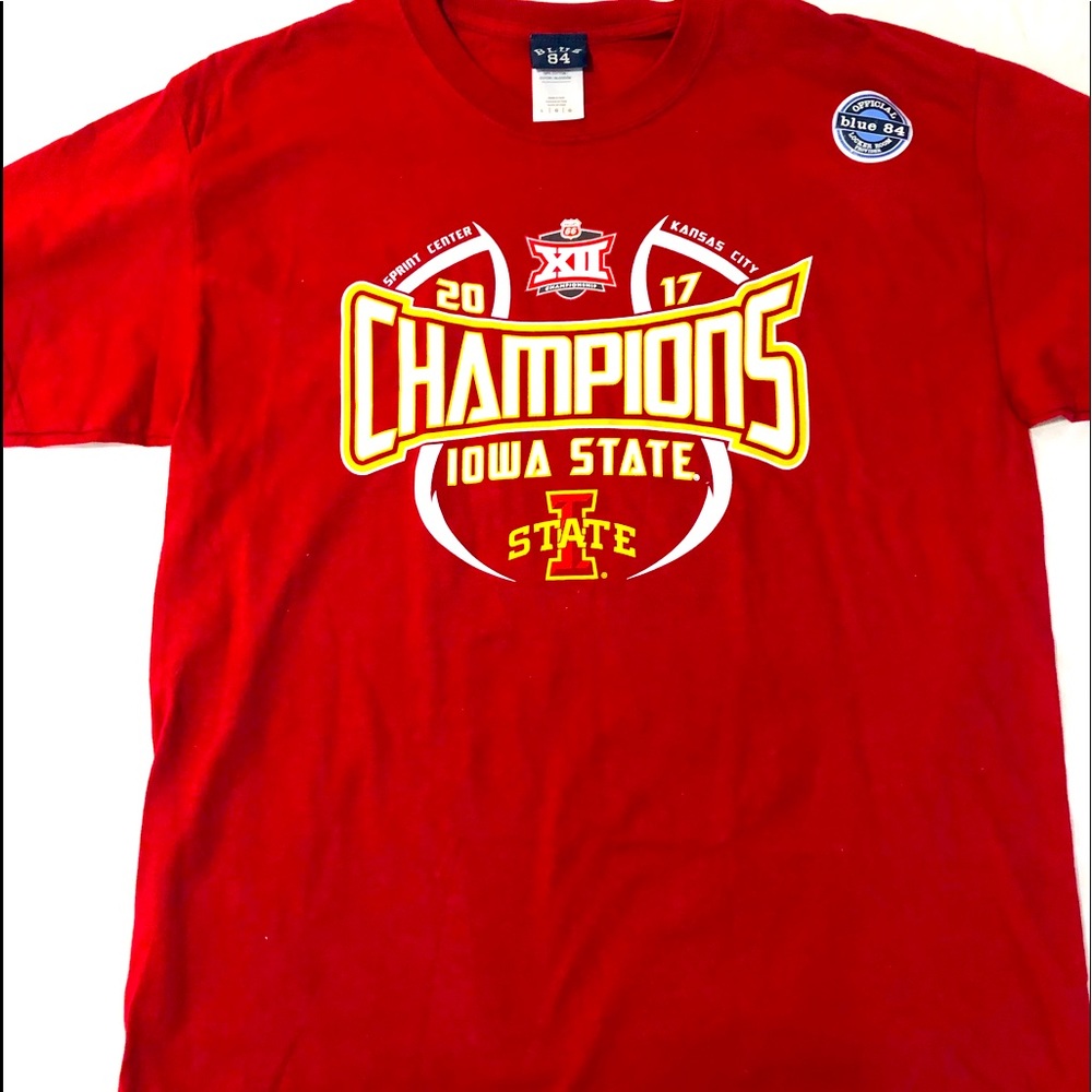 Iowa State Cyclones 2017 Big 12 Basketball Tournament Champs Locker Room LRG Tee